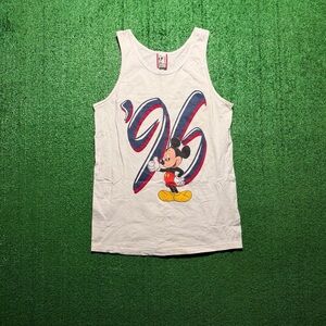 1996 Disney Mickey Mouse White Tank
Top Size Large